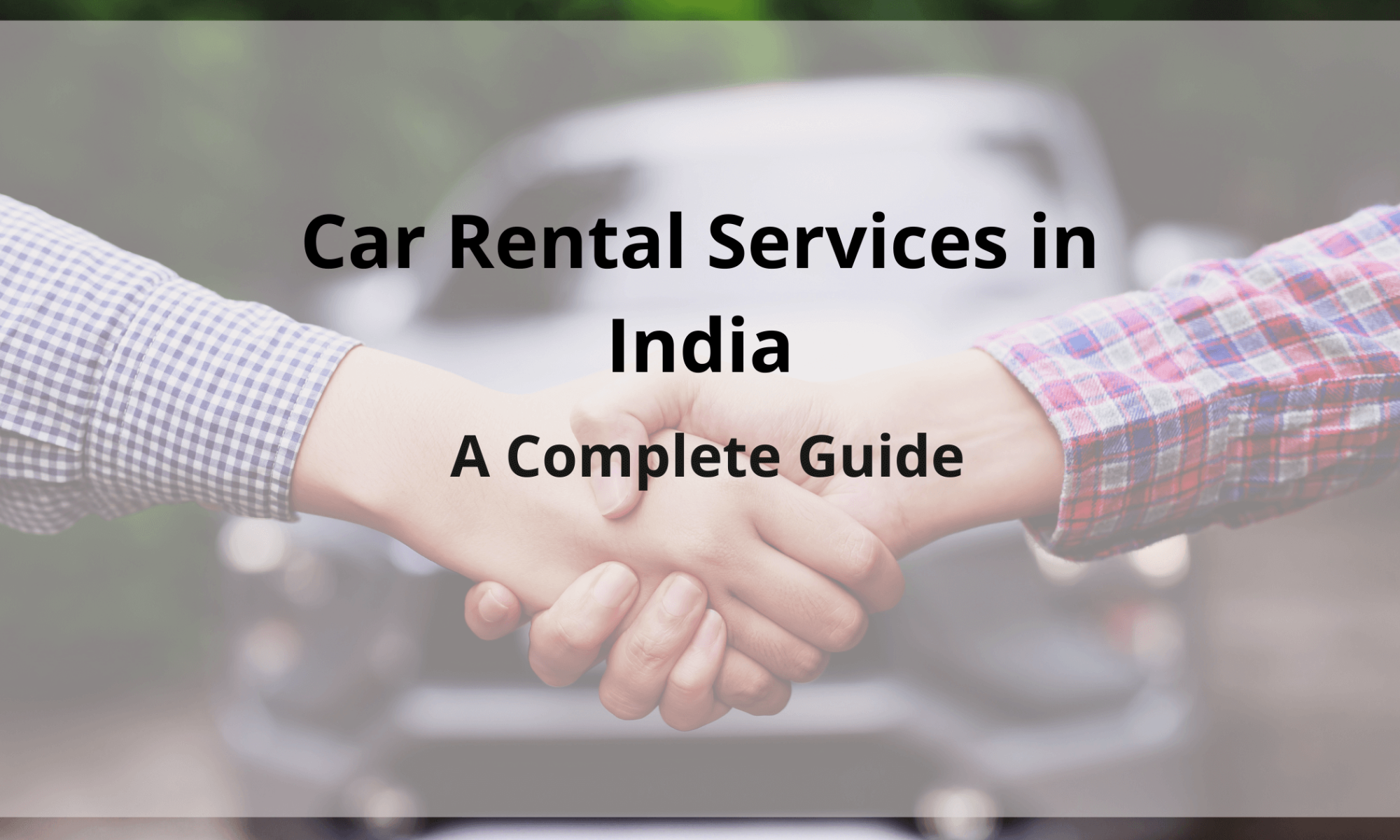 Car rental services